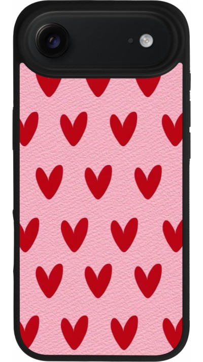 iPhone Air Case Hülle - Silikon schwarz Saint Valentines Day 26 Pattern heart