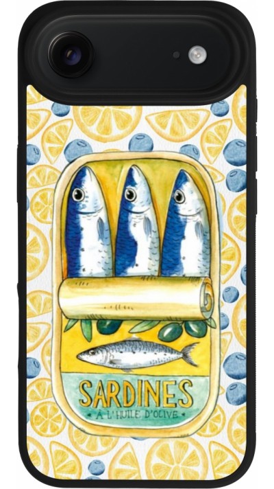 iPhone Air Case Hülle - Silikon schwarz Sardines in oil 2026