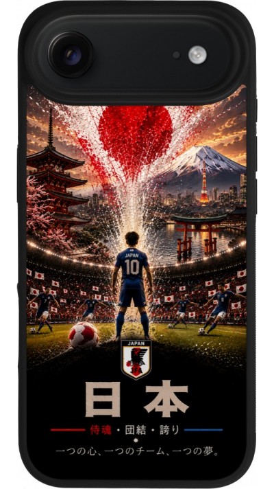 iPhone Air Case Hülle - Silikon schwarz Fussball Japan splash 2026