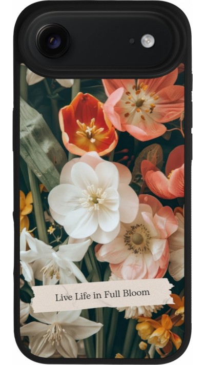 iPhone Air Case Hülle - Silikon schwarz Full Bloom Spring 2026