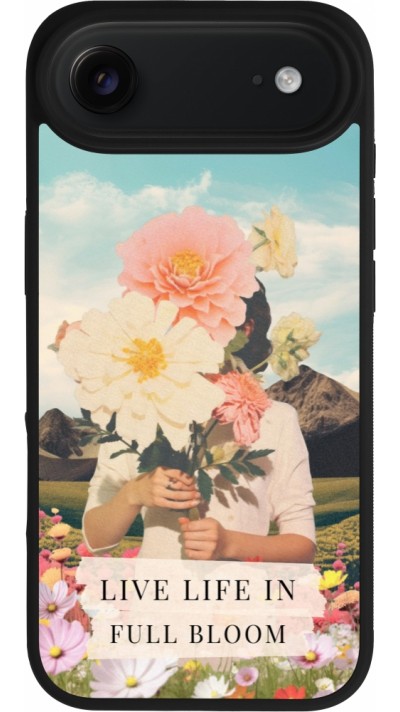 iPhone Air Case Hülle - Silikon schwarz Live life in full moon Spring 2026