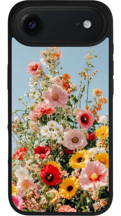 iPhone Air Case Hülle - Silikon schwarz Spring flowers Spring 2026