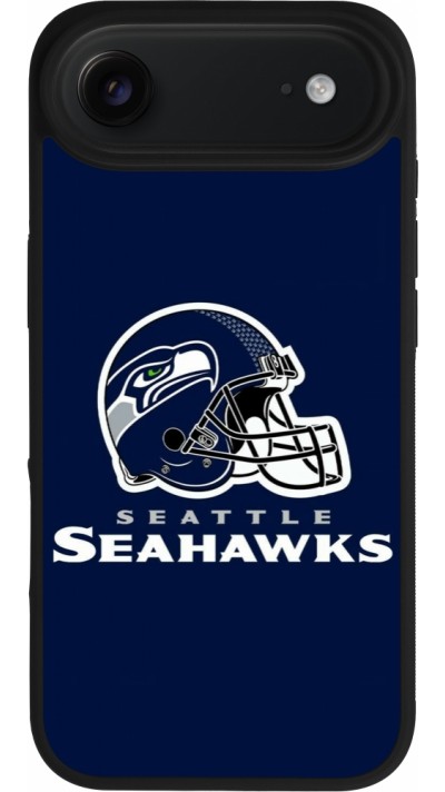 Coque iPhone Air - Silicone rigide noir Super Bowl 26 Seattle 3