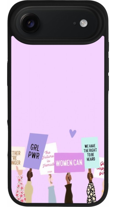 Coque iPhone Air - Silicone rigide noir Womens day 2026 9