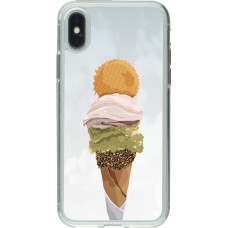 Coque iPhone X / Xs - Gel transparent Summer 2025 Cornet