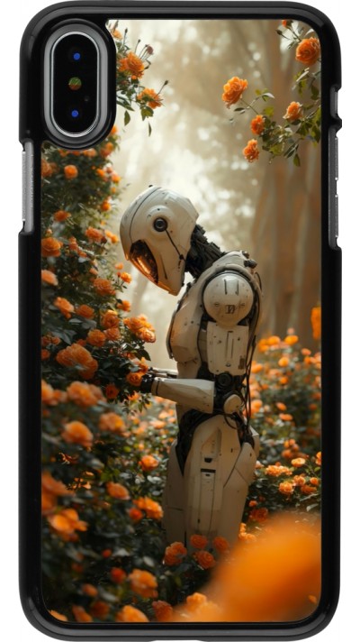 iPhone X / Xs Case Hülle - Astronaut flowers 2025