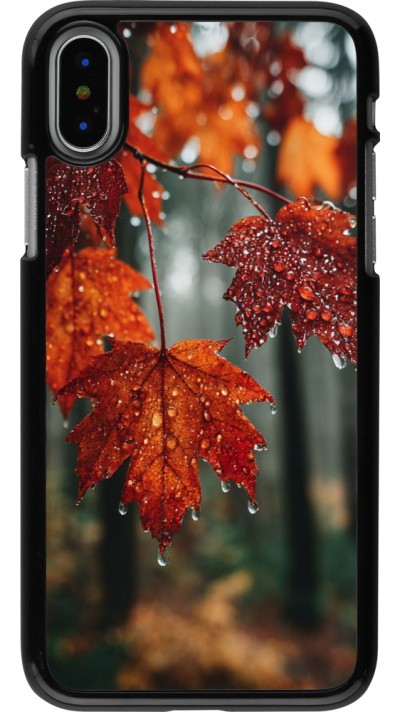 Coque iPhone X / Xs - Autumn 25 Rain