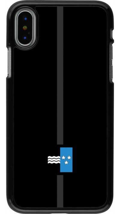 iPhone X / Xs Case Hülle - Kanton AG schwarz