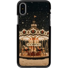 Coque iPhone X / Xs - Christmas 25 Carousel