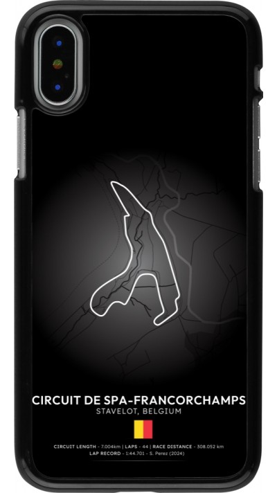 iPhone X / Xs Case Hülle - F1 Track 2025 Belgium