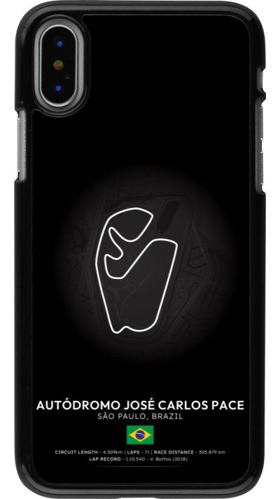 iPhone X / Xs Case Hülle - F1 Track 2025 Brazil