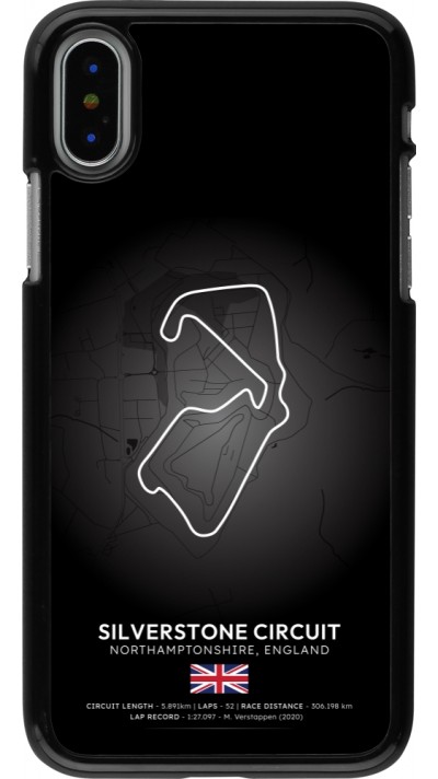 iPhone X / Xs Case Hülle - F1 Track 2025 Great Britan
