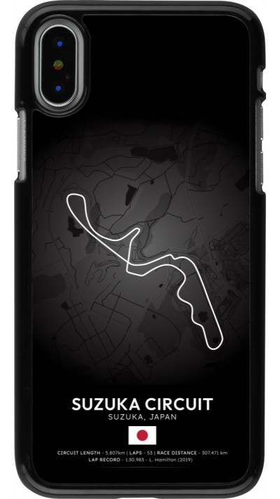 iPhone X / Xs Case Hülle - F1 Track 2025 Japan