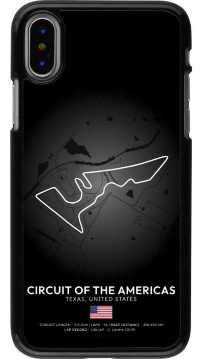 iPhone X / Xs Case Hülle - F1 Track 2025 United States