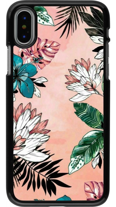 iPhone X / Xs Case Hülle - Flowers Artprint