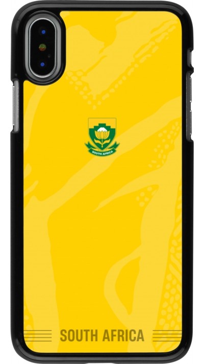 Coque iPhone X / Xs - Maillot de football Afrique du Sud 2026 personnalisable