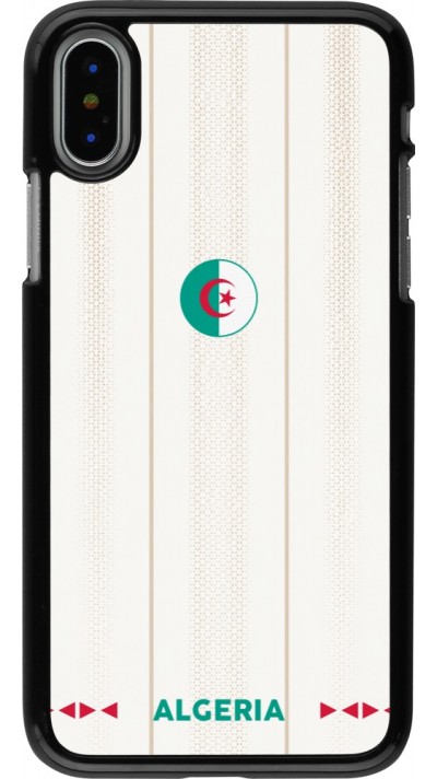 Coque iPhone X / Xs - Maillot de football Algérie 2026 personnalisable