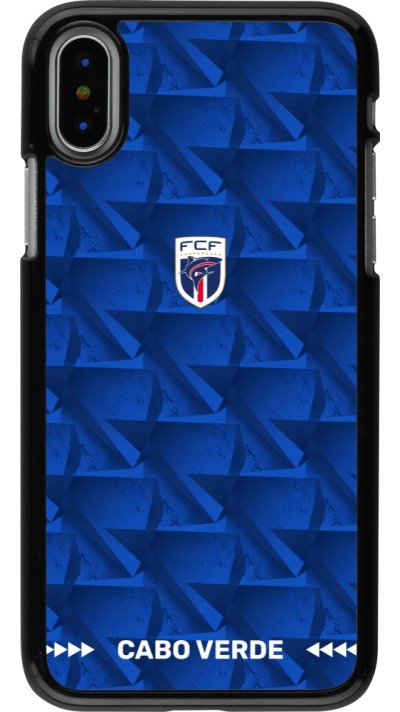 Coque iPhone X / Xs - Maillot de football Cap-Vert 2026 personnalisable