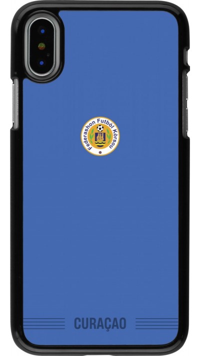 Coque iPhone X / Xs - Maillot de football Curaçao 2026 personnalisable