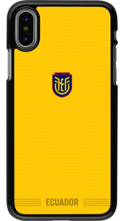 Coque iPhone X / Xs - Maillot de football E?quateur 2026 personnalisable