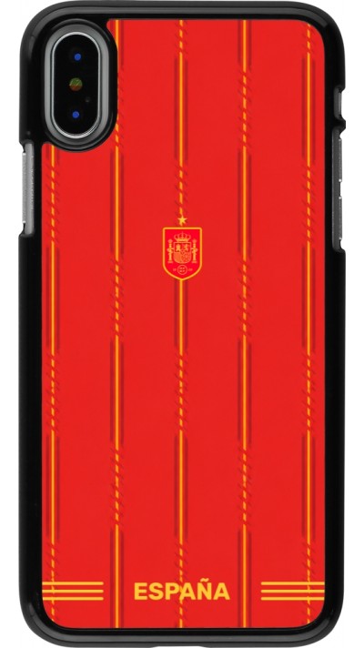 Coque iPhone X / Xs - Maillot de football Espagne 2026 personnalisable