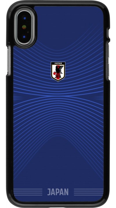 Coque iPhone X / Xs - Maillot de football Japon 2026 personnalisable