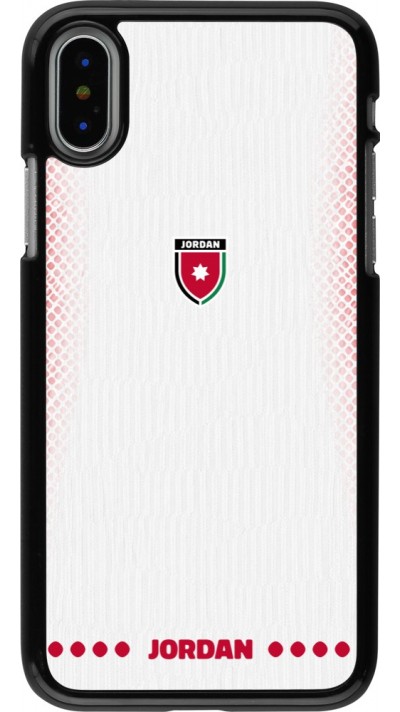 Coque iPhone X / Xs - Maillot de football Jordanie 2026 personnalisable