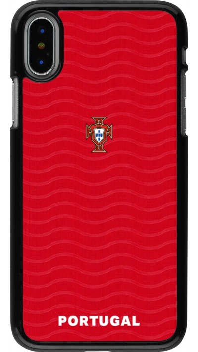 Coque iPhone X / Xs - Maillot de football Portugal 2026 personnalisable