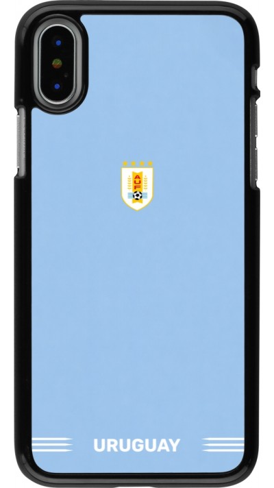 Coque iPhone X / Xs - Maillot de football Uruguay 2026 personnalisable