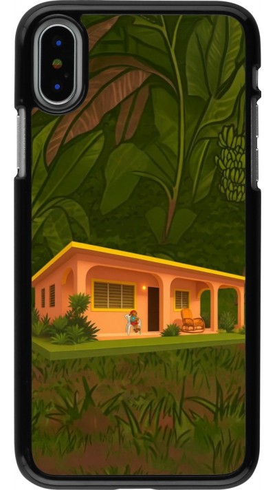 iPhone X / Xs Case Hülle - Benitos house DTMF