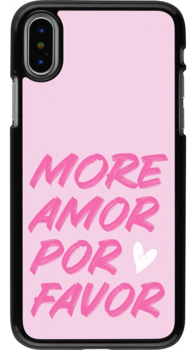 iPhone X / Xs Case Hülle - More amor porfavor