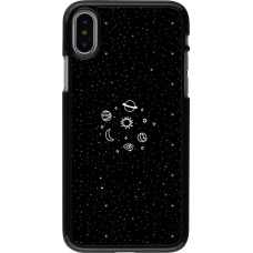 Coque iPhone X / Xs - Space Doodle