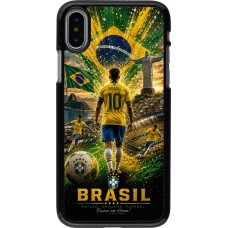 Coque iPhone X / Xs - Football Brésil splash 2026