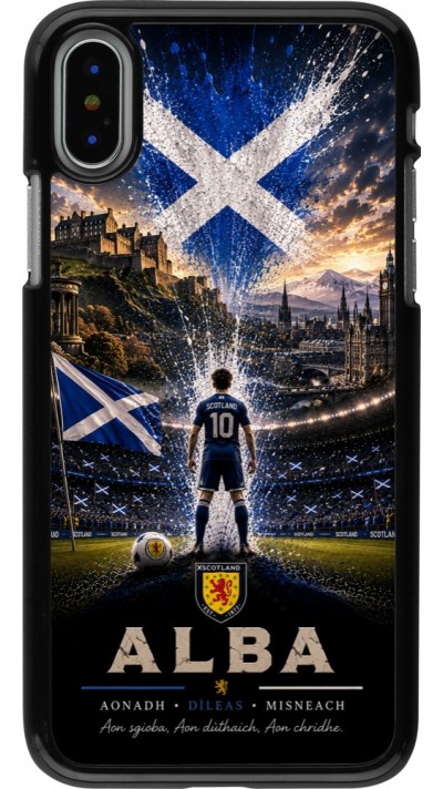 Coque iPhone X / Xs - Football Écosse splash 2026