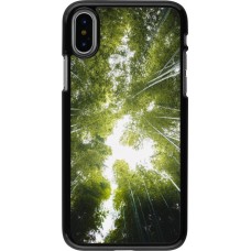 Coque iPhone X / Xs - Spring 23 forest blue sky