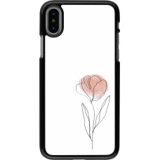 Coque iPhone X / Xs - Spring 23 minimalist flower