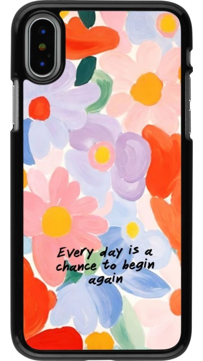 iPhone X / Xs Case Hülle - Every day is a chance Spring 2026