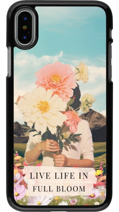 iPhone X / Xs Case Hülle - Live life in full moon Spring 2026