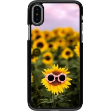 Coque iPhone X / Xs - Sunflower with glasses Spring 2026