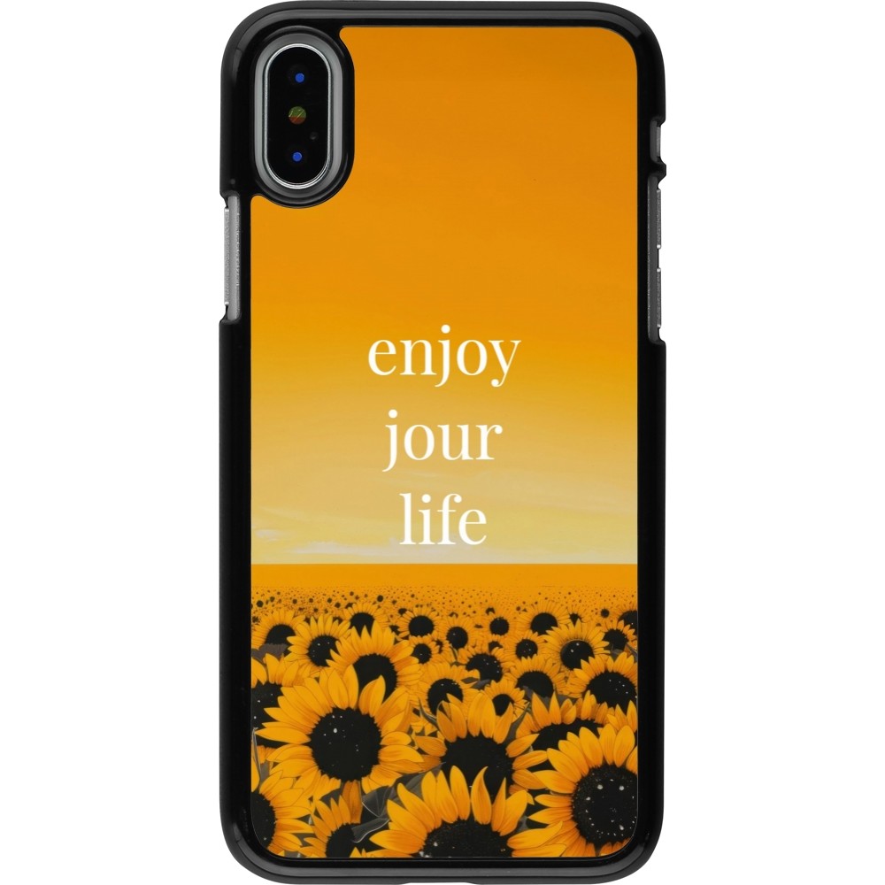 Coque iPhone X / Xs - Summer 2025 Enjoy your life