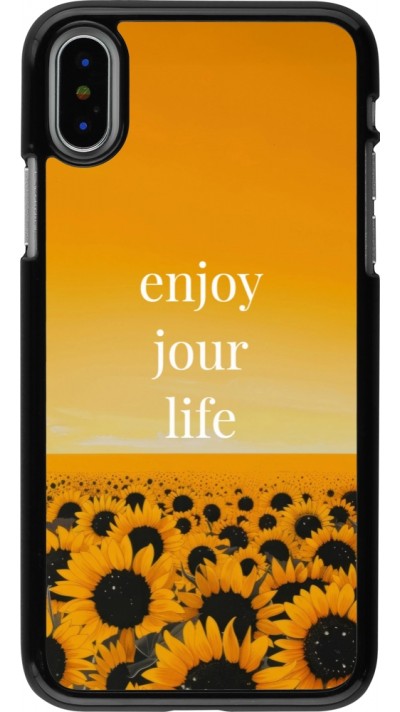 Coque iPhone X / Xs - Summer 2025 Enjoy your life