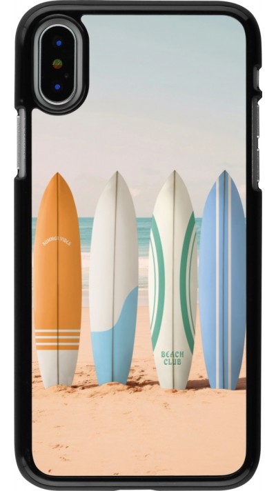 iPhone X / Xs Case Hülle - Summer surfboard 2025