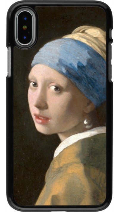 iPhone X / Xs Case Hülle - Kunstbild - Das Mädchen mit dem Perlenohrring - Jan Vermeer