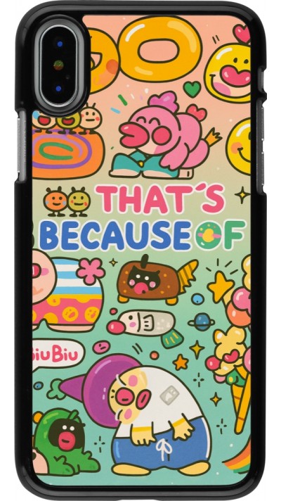 iPhone X / Xs Case Hülle - Thats beacause of