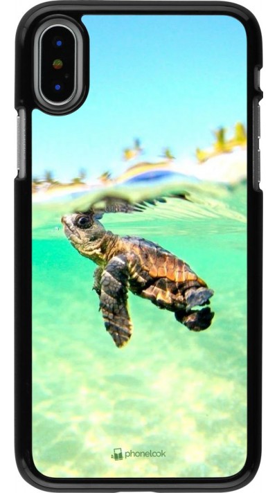 Coque iPhone X / Xs - Turtle Underwater