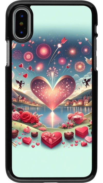 Coque iPhone X / Xs - Valentine 2025 Chic