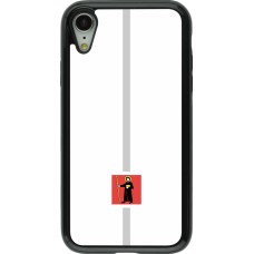 Coque iPhone XR - Hybrid Armor noir Canton GL blanc