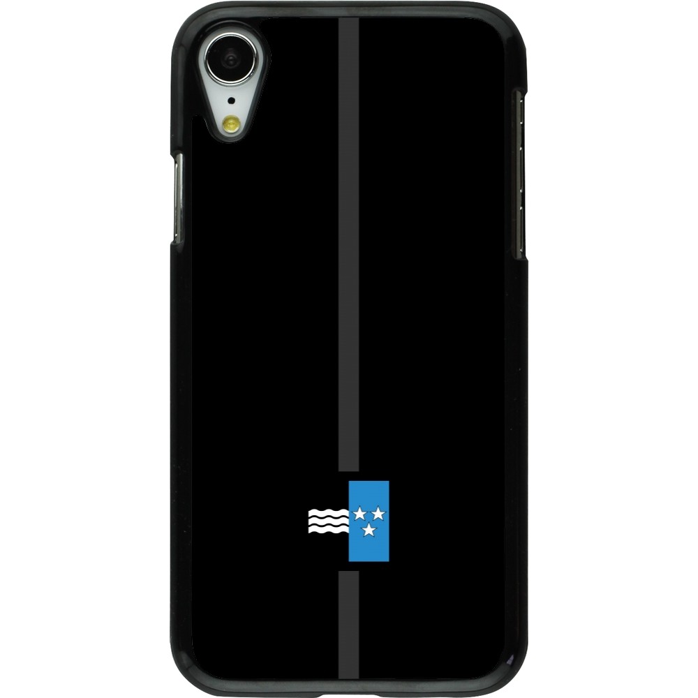 Coque iPhone XR - Canton AG noir