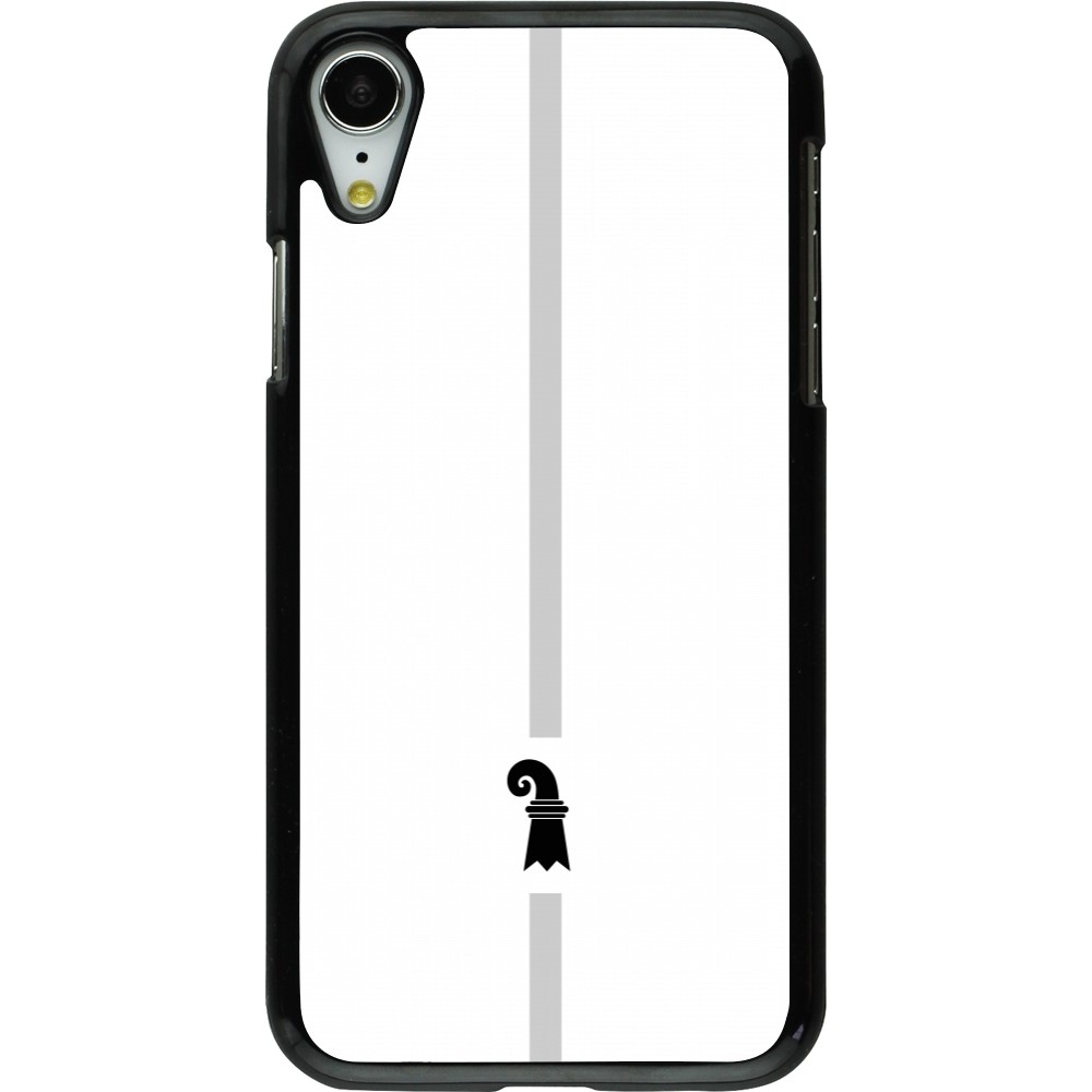 Coque iPhone XR - Canton BS blanc