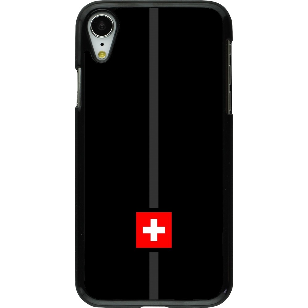 Coque iPhone XR - Canton CH noir